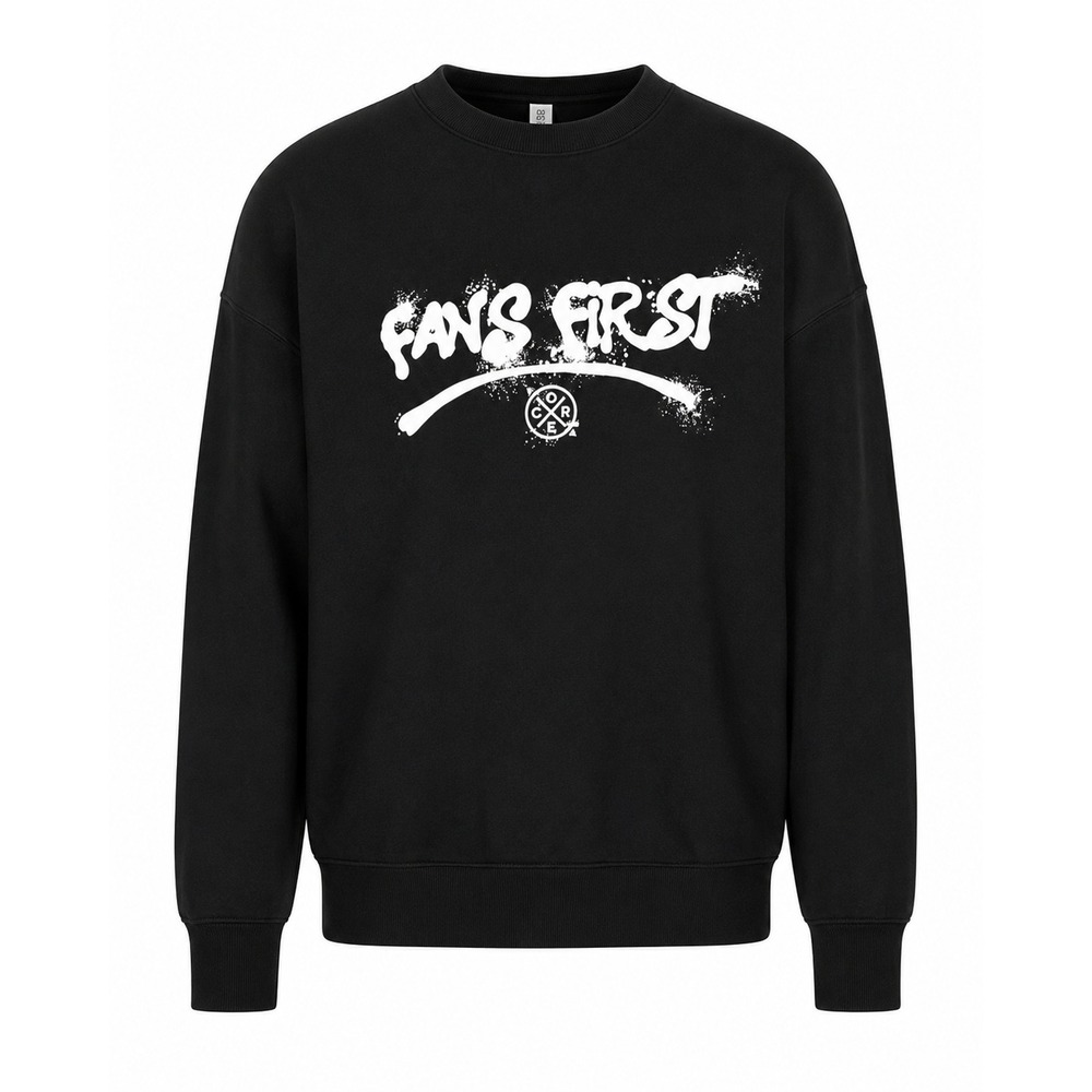 AS Colour Fans First Sweatshirt‎ Mens Medium Black